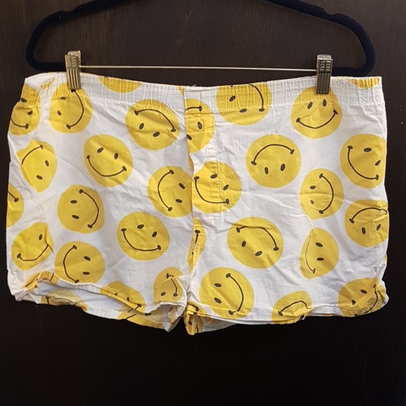 smiley face boxer shorts